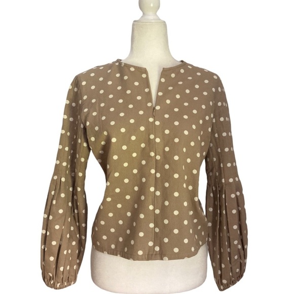 Ajaie Alaie Bon Bon Polka Dot Blouse - Picture 1 of 11